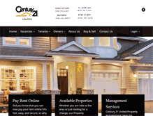 Tablet Screenshot of century21unitedrentals.com